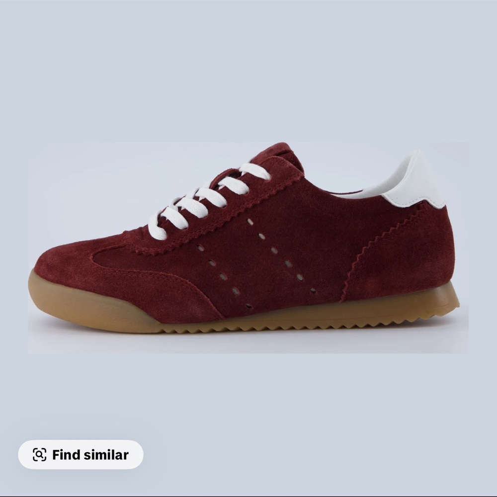 BRAND NEW Cushionaire Topcat Burgundy suede Sneakers size 7
